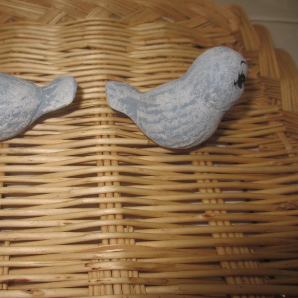 Lot 2 pc Special Bird Figurines Clay Mini Vintage 1980`s - Picture 4 of 8